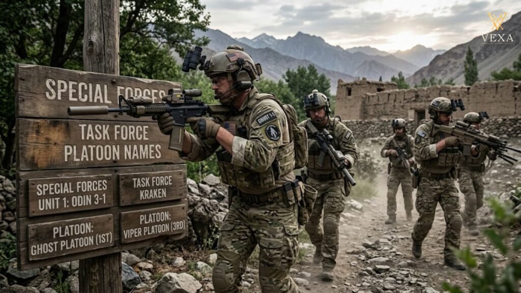 Special Forces, Task Force & Platoon Names