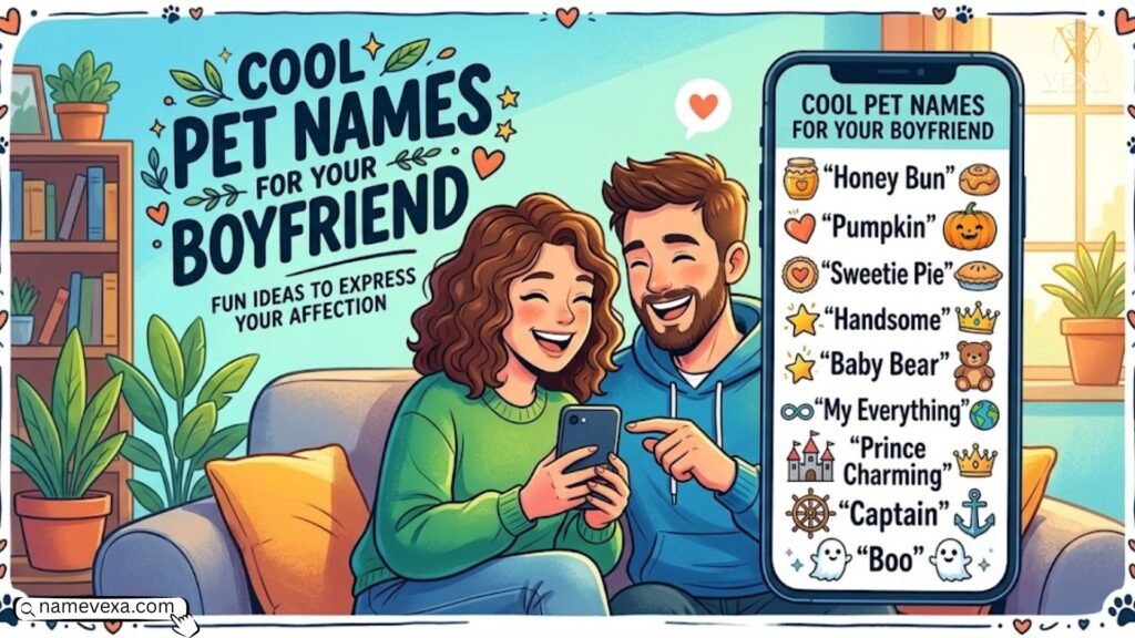 Cool Pet Names for Your Boyfriend