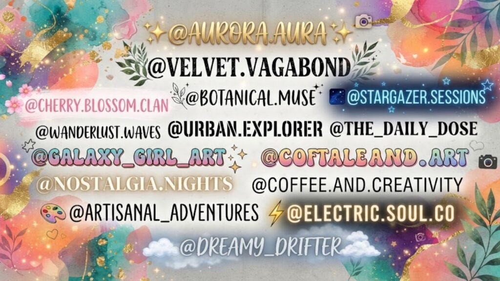 Cool and Unique Instagram Usernames