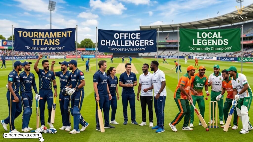 Cricket Team Names for Tournament, Office and Local League