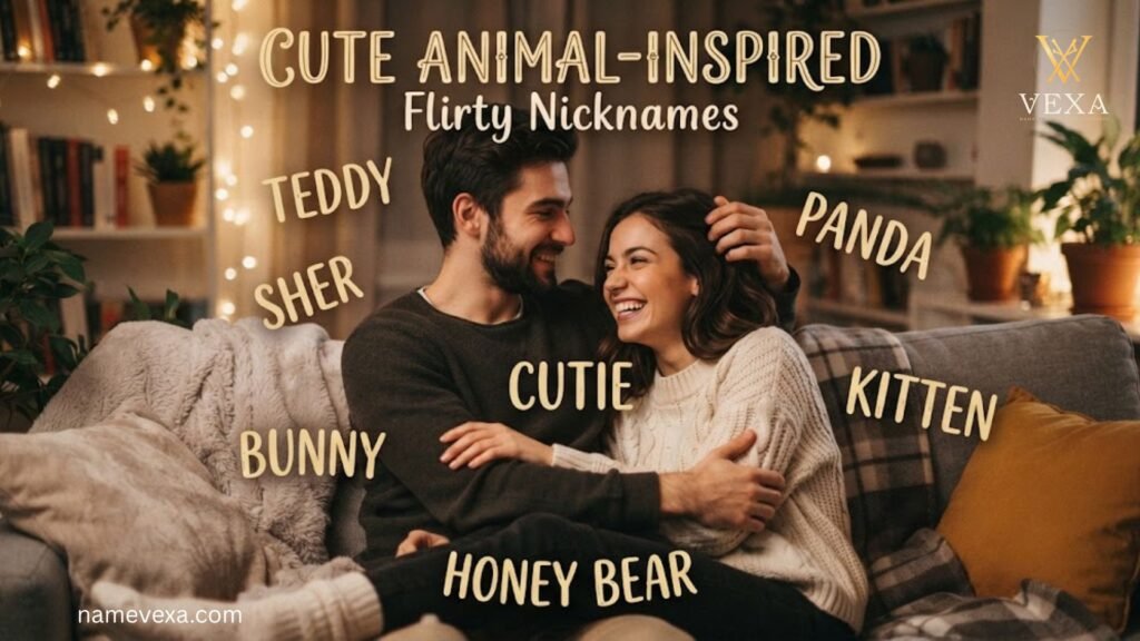 Cute Animal-Inspired Flirty Nicknames (Teddy, Sher, etc.)