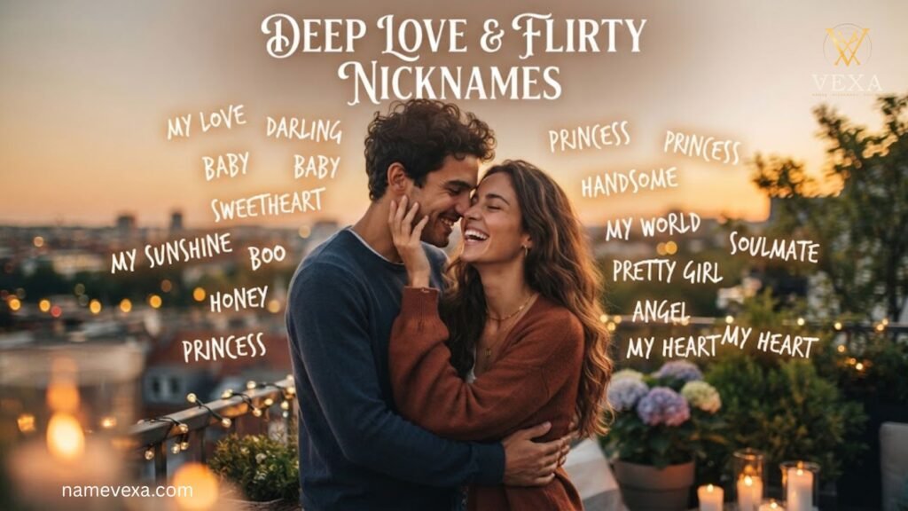 Deep Love Flirty Nicknames