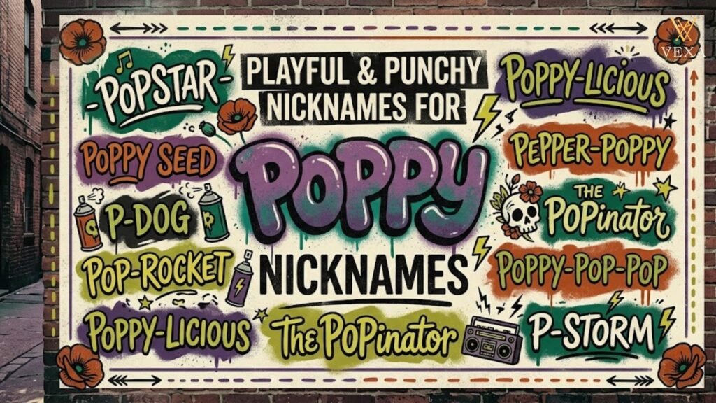 Dirty & Naughty Nicknames for Poppy