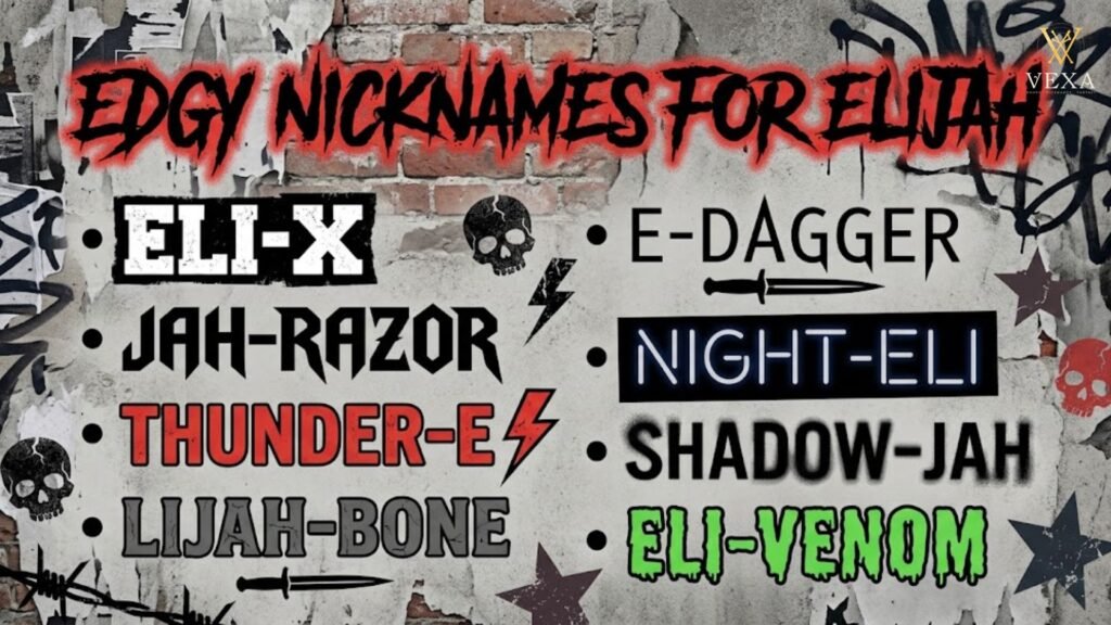 Edgy Nicknames for Elijah