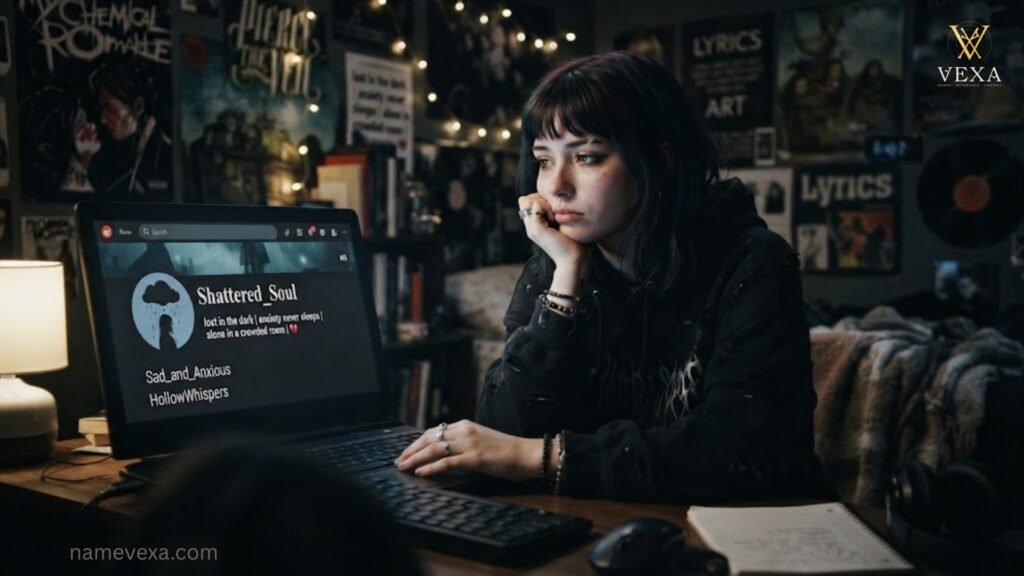 Emo Usernames About Depression and Anxiety