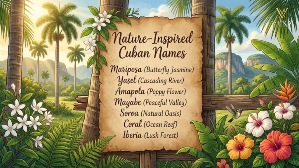 Nature-Inspired Cuban Names