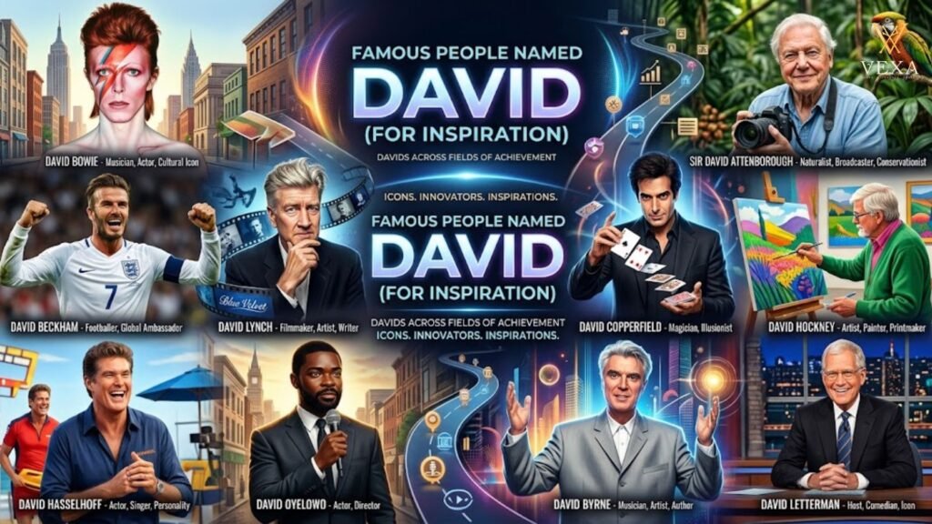 Famous People Named David (For Inspiration)