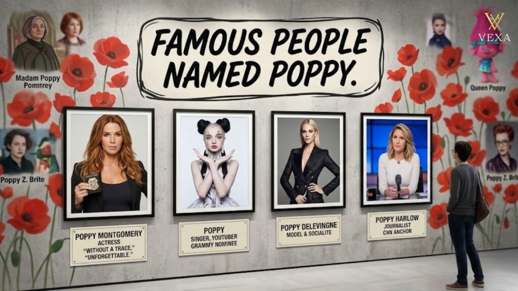 Famous People Using That Name like Poppy