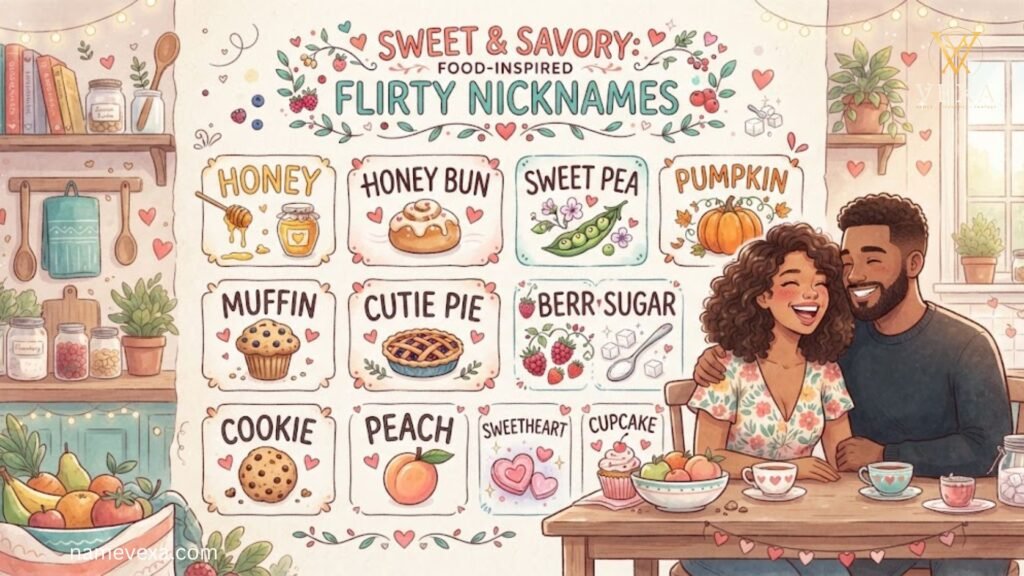 Food-Inspired Flirty Nicknames