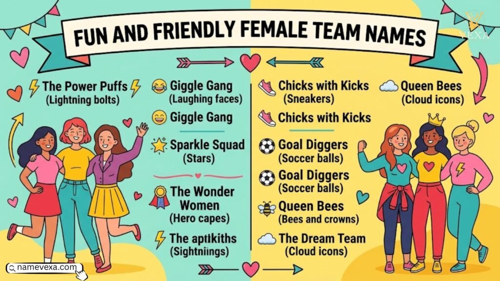 Fun and Friendly Female Team Names