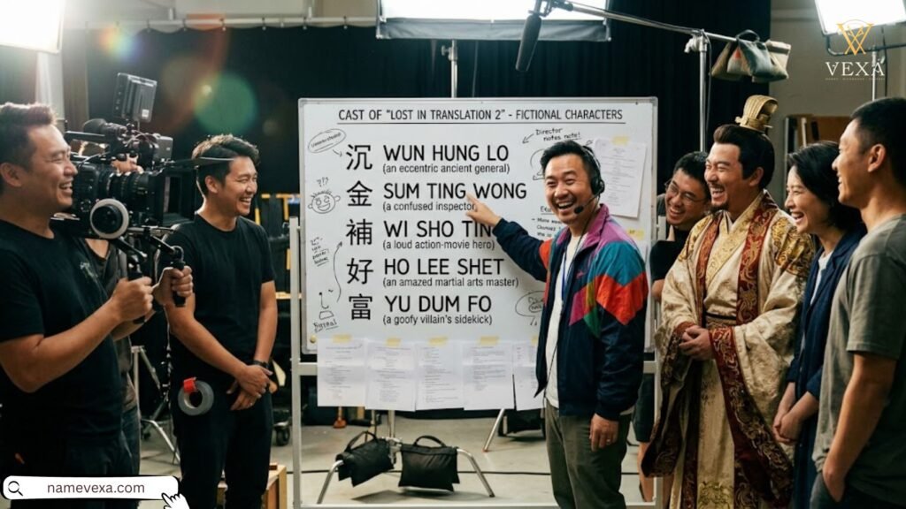 Funny Chinese Names in Movies and TV Shows (Fictional Characters)