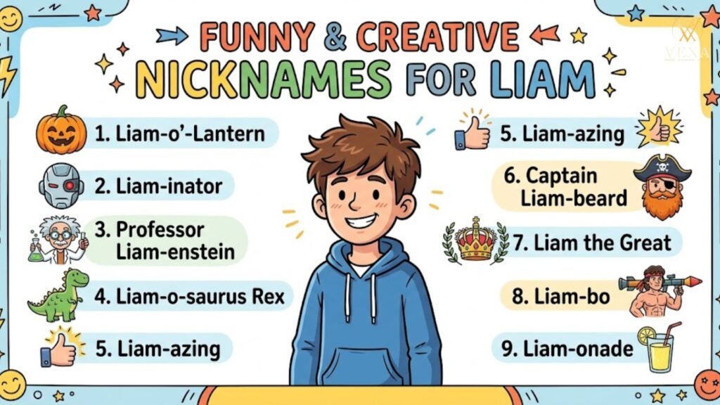 Funny & Creative Nicknames for Liam