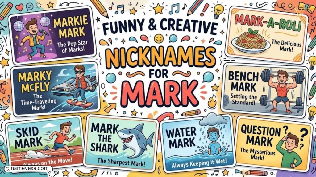 Funny & Creative Nicknames for Mark