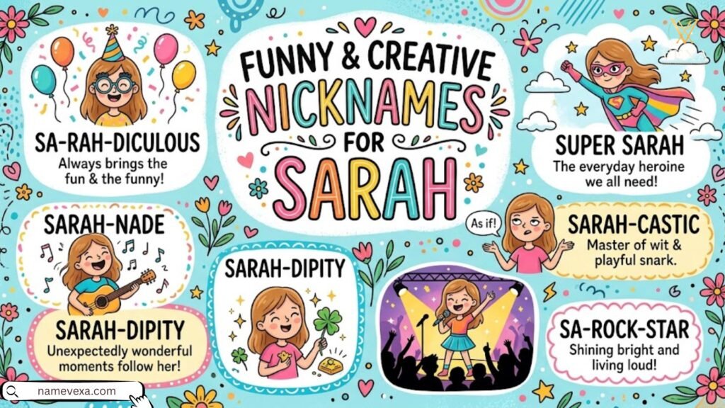 Funny & Creative Nicknames for Sarah