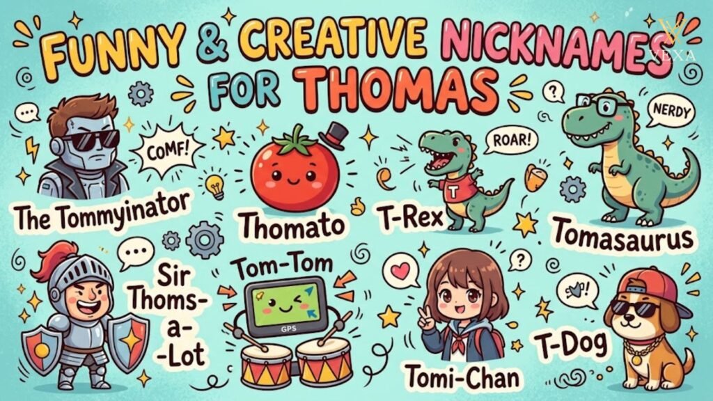 Funny & Creative Nicknames for Thomas