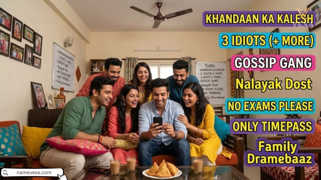 Funny Indian Names for WhatsApp Groups