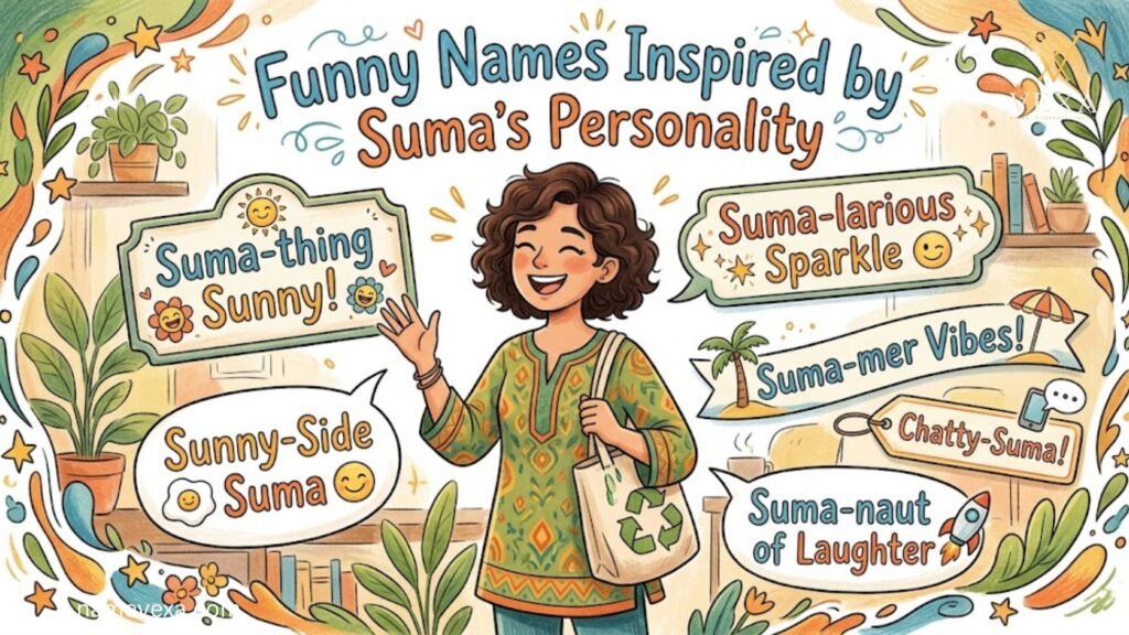 Funny Names Inspired by Sumas Personality