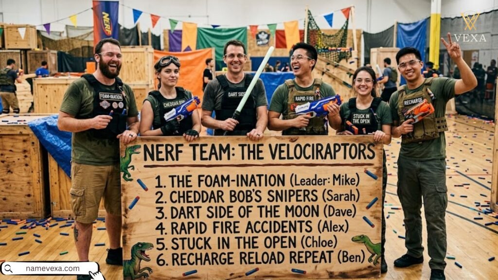 Funny Nerf War Team Names