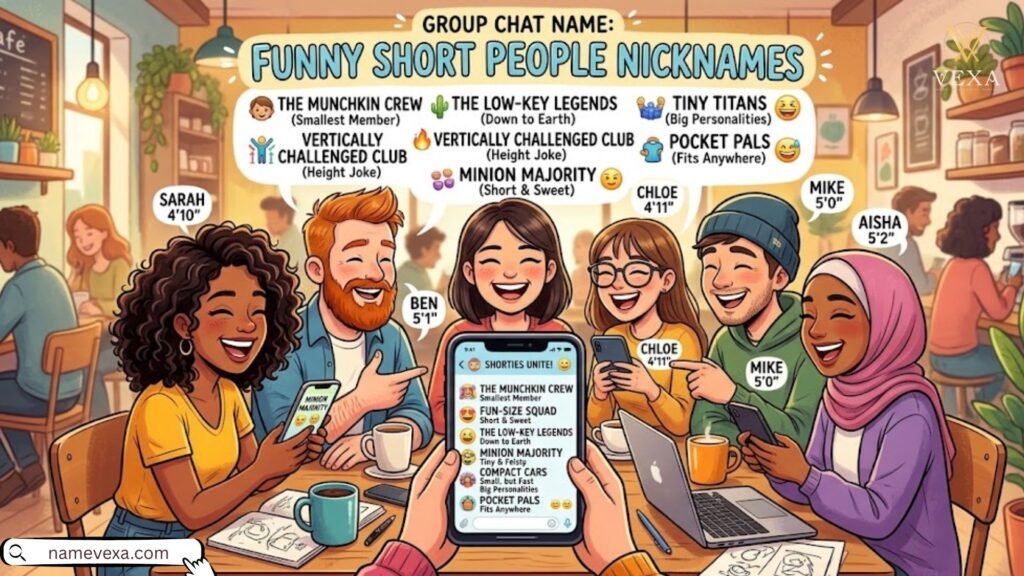Funny Short People Nicknames for Group Chats
