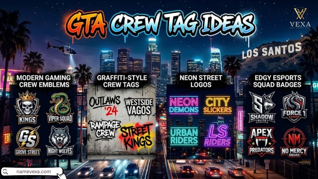 GTA Crew Tag Ideas