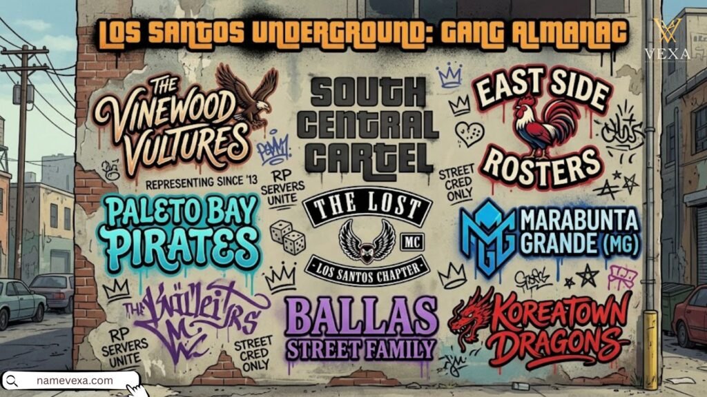 GTA RP Gang Names