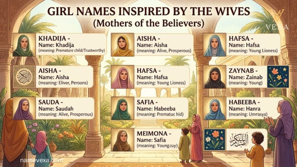 Girl Names Inspired by the Wives
