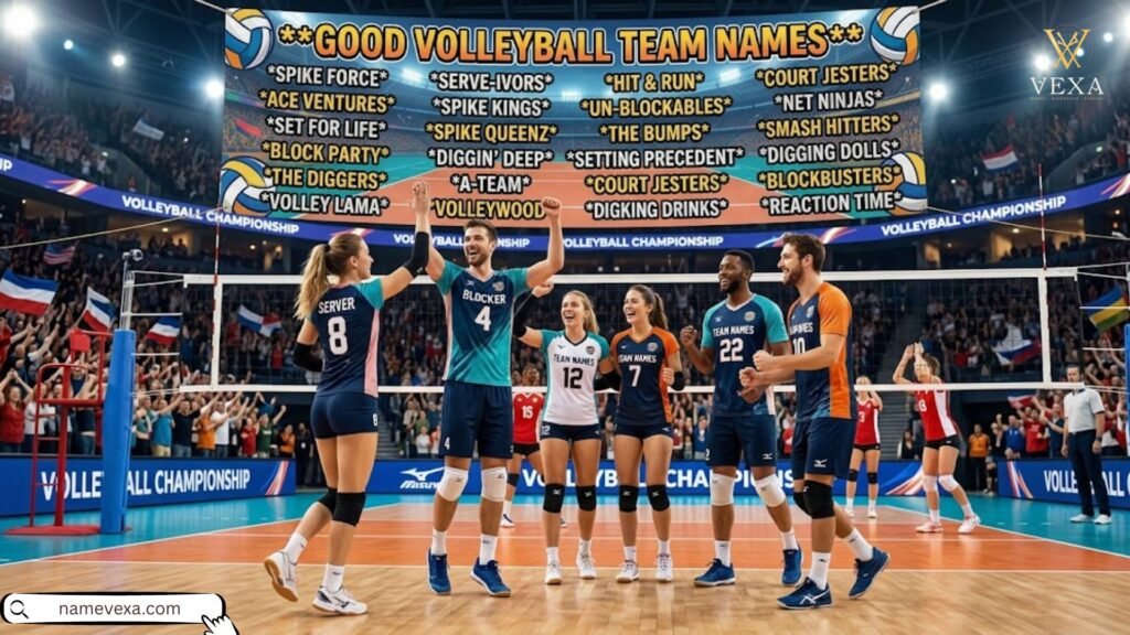 Good Volleyball Team Names