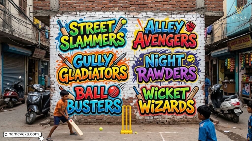 Gully Cricket Team Names
