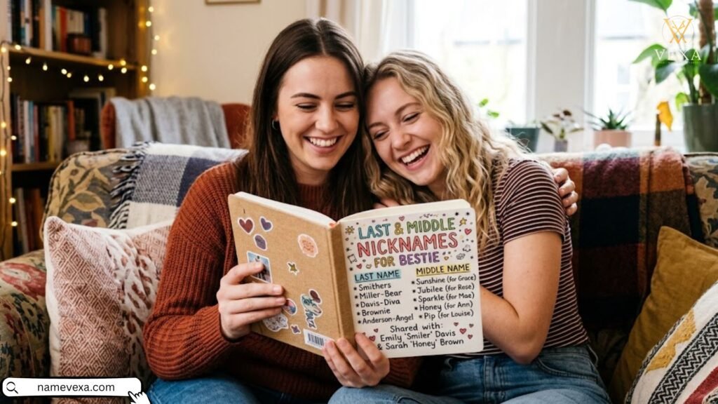 Last & Middle Nicknames for Bestie