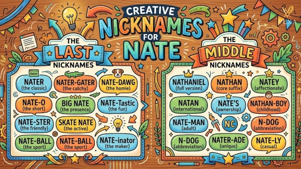 Last & Middle Nicknames for Nate