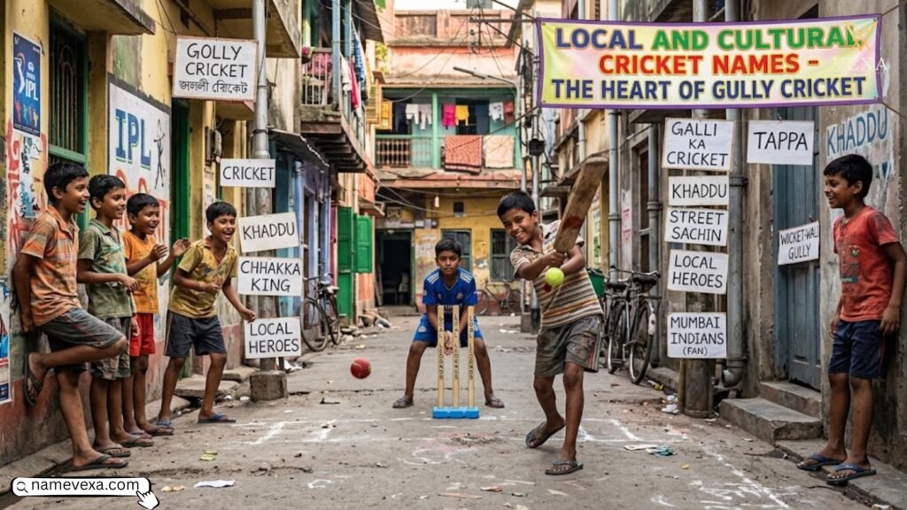 Local and Cultural Cricket Names