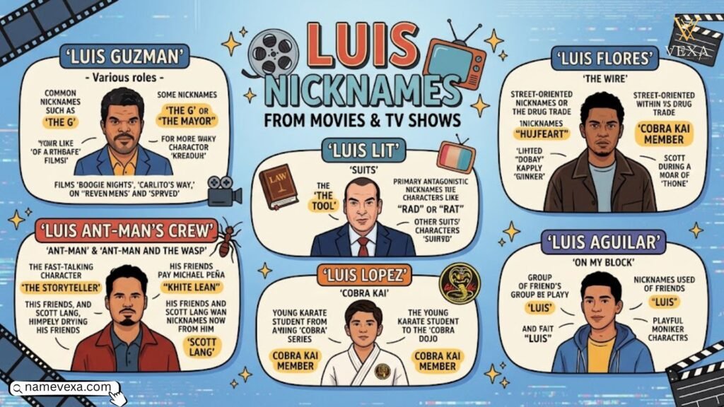 Luis Nicknames from Movies & TV Shows