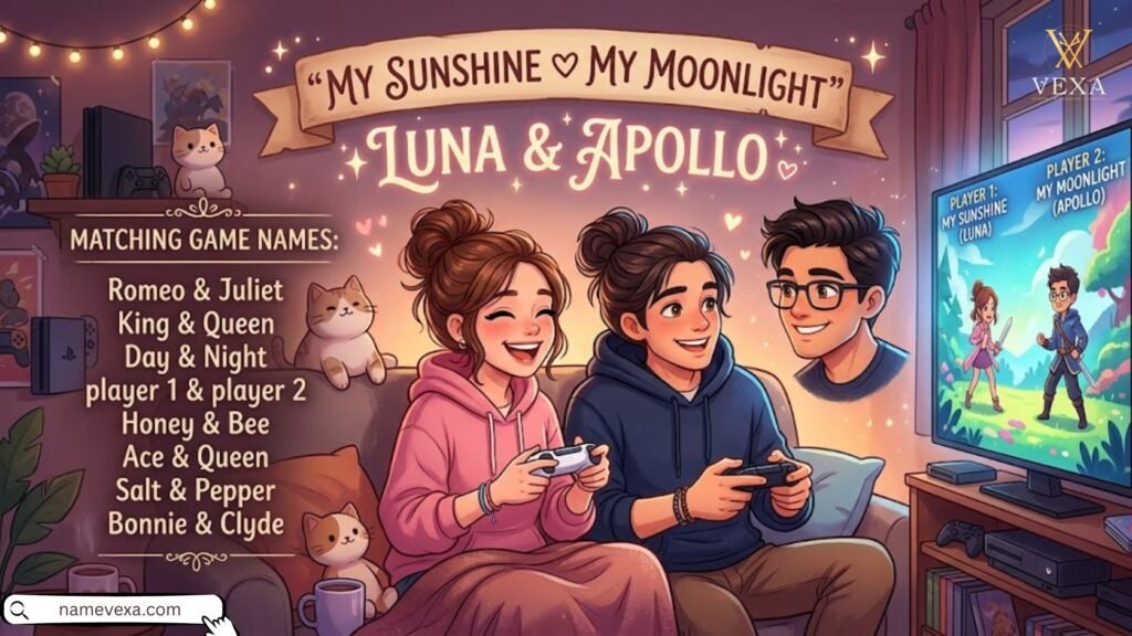 Matching Couple Names for Games (Cute & Romantic Pairs)