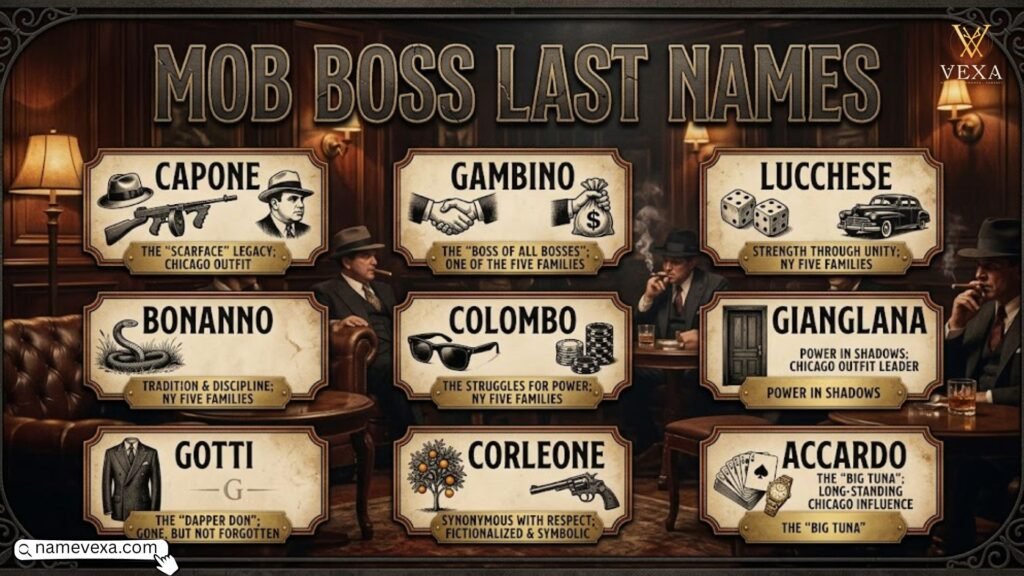 Mob Boss Last Names