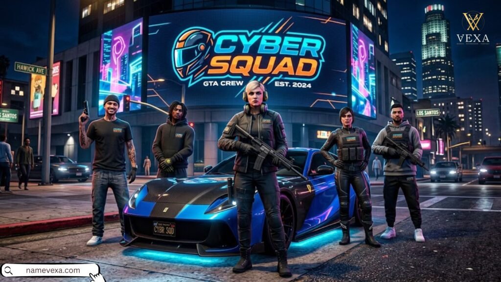 Modern & Stylish GTA Crew Names