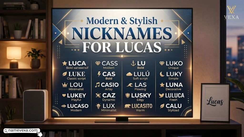 Modern & Stylish Nicknames for Lucas