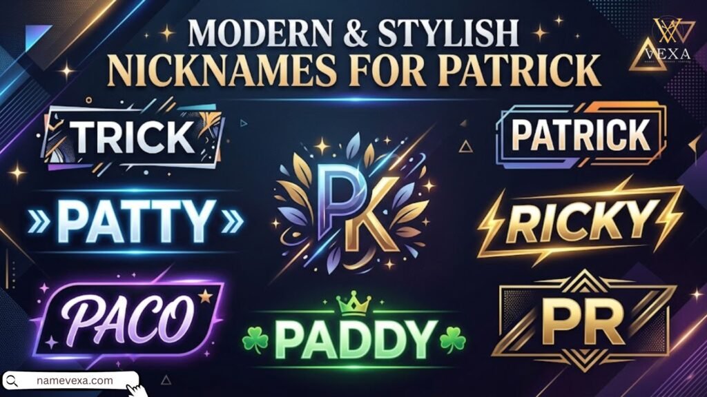 Modern & Stylish Nicknames for Patrick
