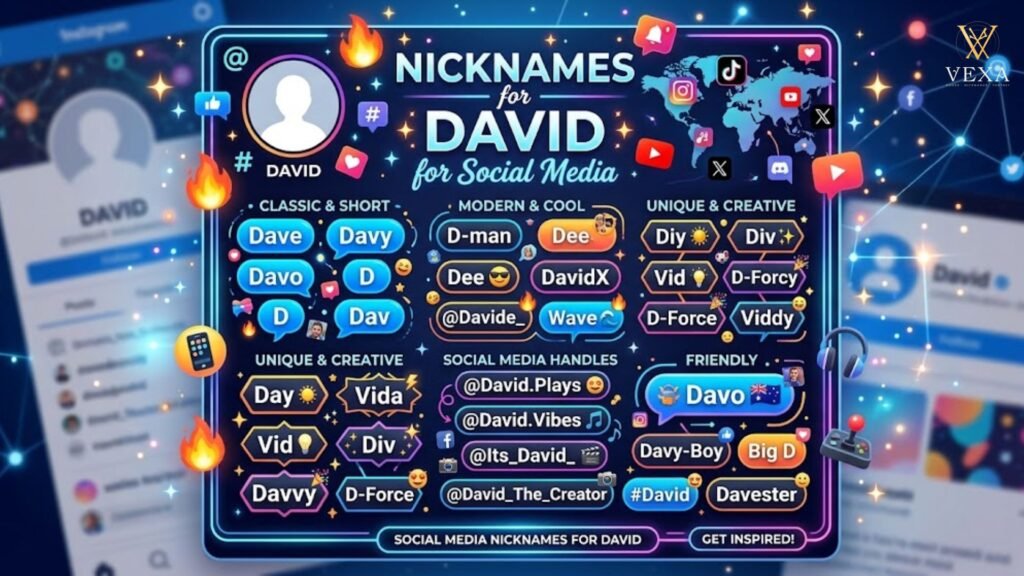 Nicknames for David for Social Media