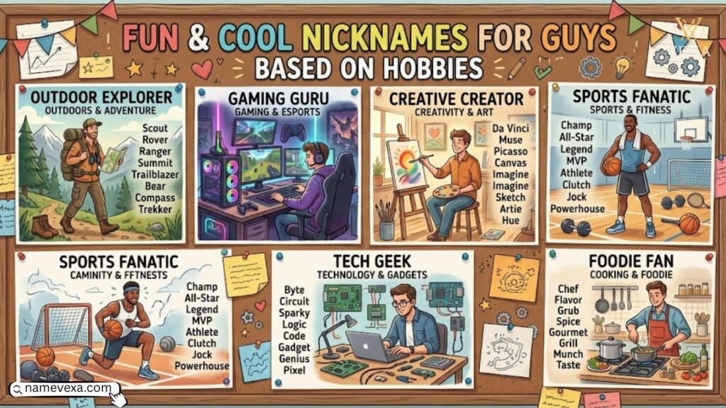 Nicknames for Guys Based on Hobbies