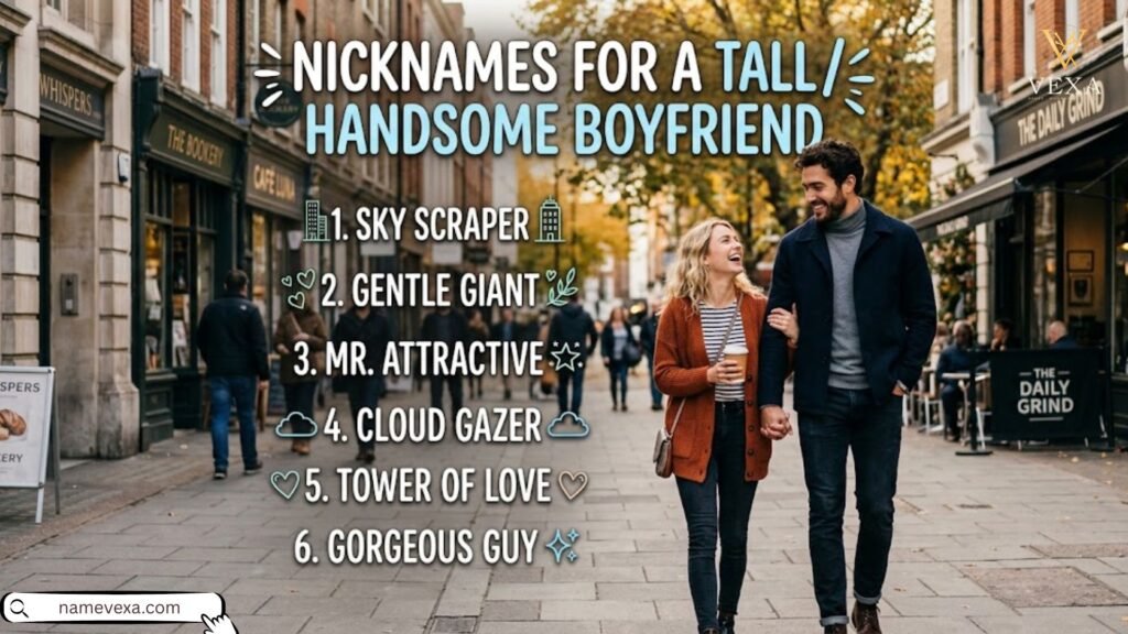 Nicknames for a TallHandsome Boyfriend