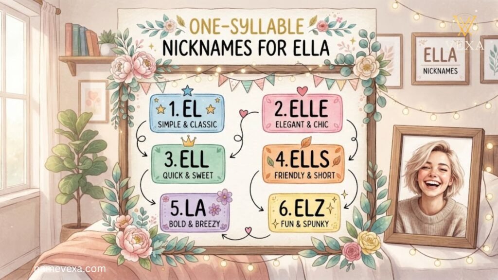 One-Syllable Nicknames for Ella