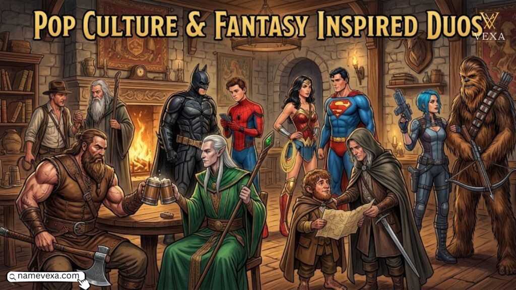 Pop Culture & Fantasy Inspired Duos