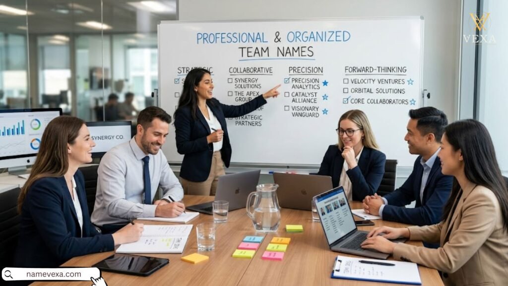 Professional & Organized Team Names