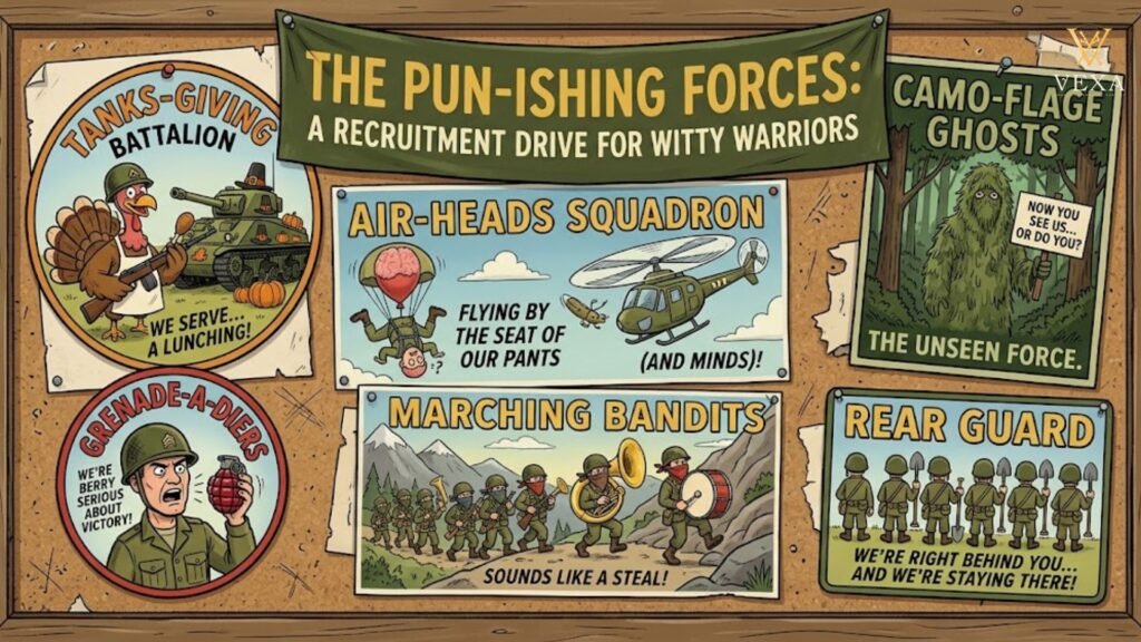 Punny & Wordplay Army Names