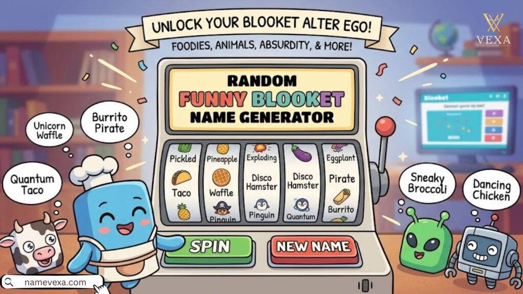 Random Funny Blooket Name Generator Ideas
