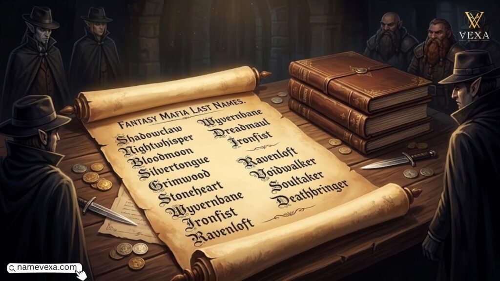 Fantasy Mafia Last Names