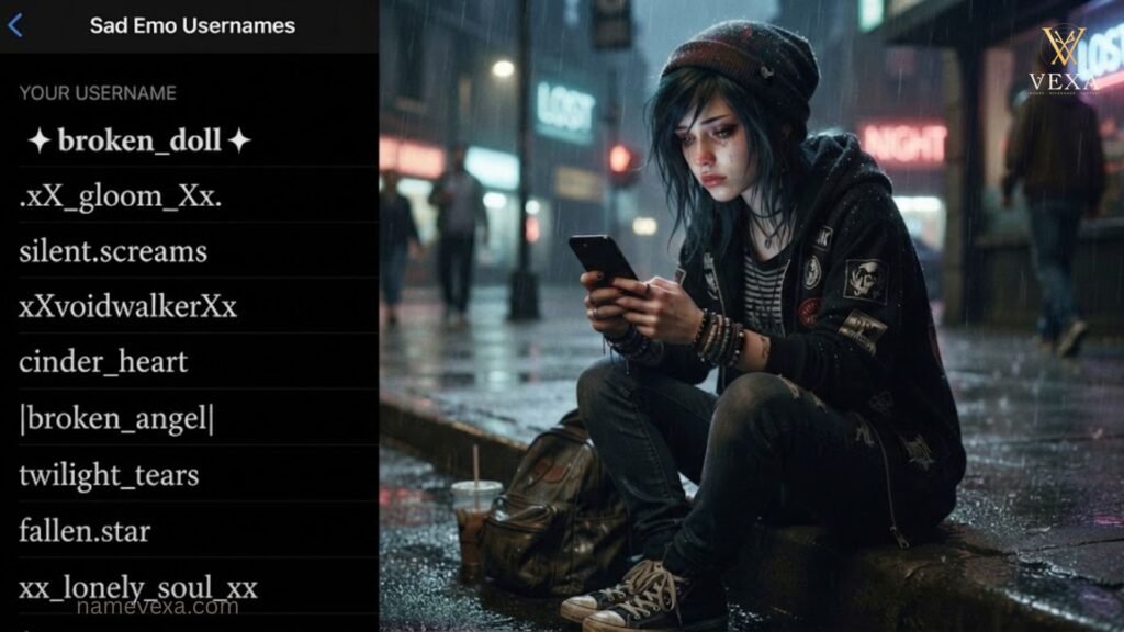 Sad Emo Usernames