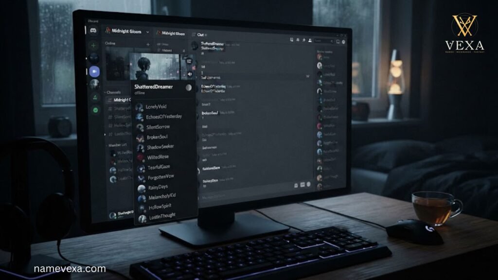 Sad Usernames for Discord