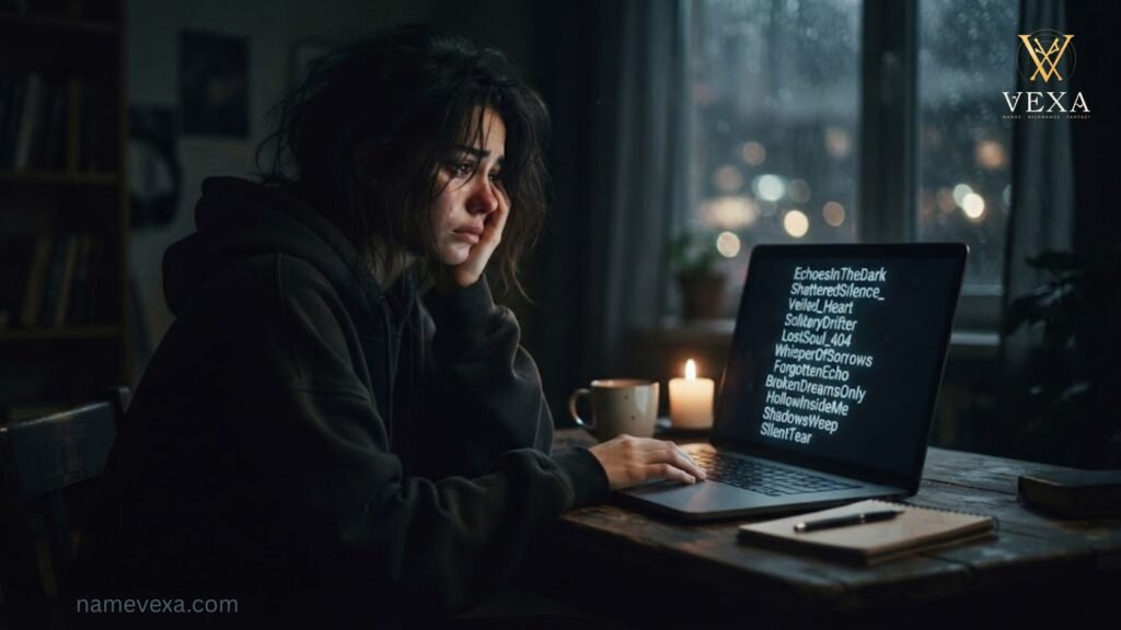 Sad Usernames for Lost Feelings