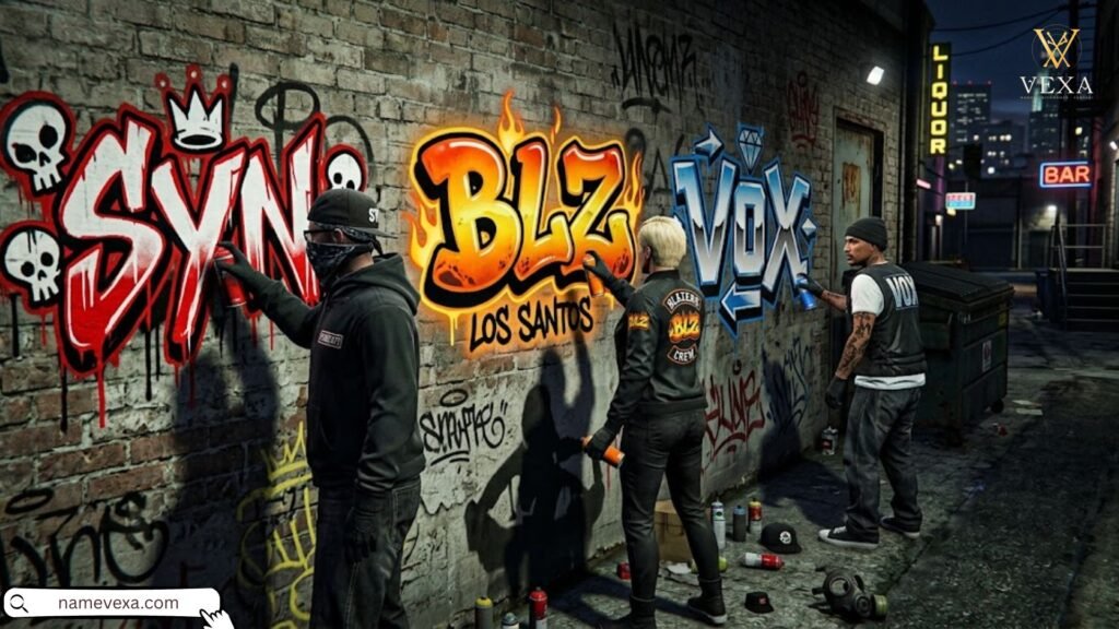 Short 2–3 Character GTA Crew Tags